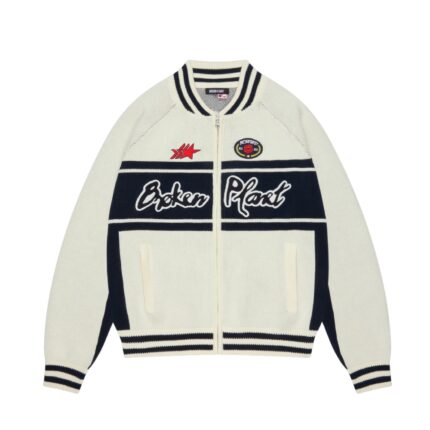 BROKEN PLANET RACER KNIT ZIP-UP