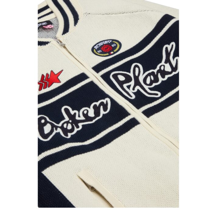 BROKEN PLANET RACER KNIT ZIP-UP