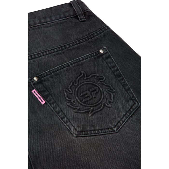 BROKEN PLANET WIDE LEG DENIM JEANS