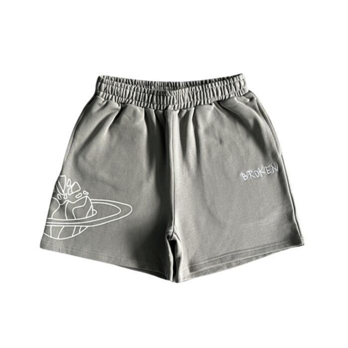Broken Planet Outer Space Shorts – Grey