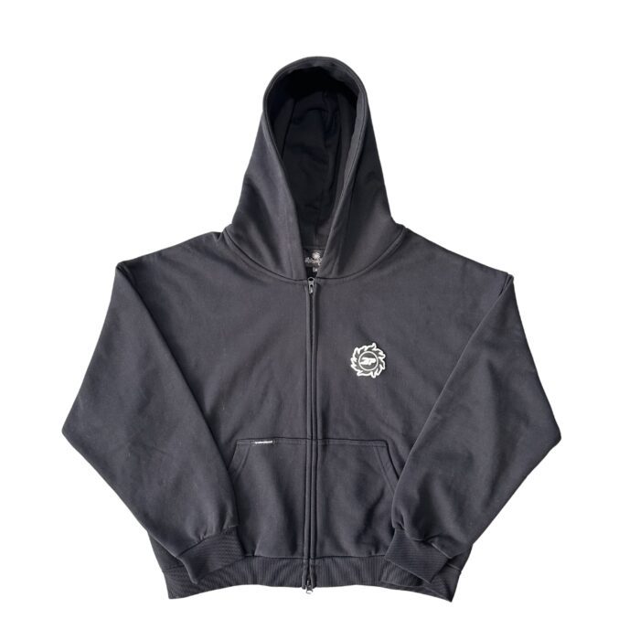 Broken Planet Midnight Black Sun Zip-Up Tracksuit