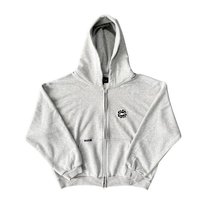 Broken Planet Heather Grey Sun Zip-Up Tracksuit