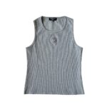 Broken Planet Men’s Washed Grey Ribbed Tank Top