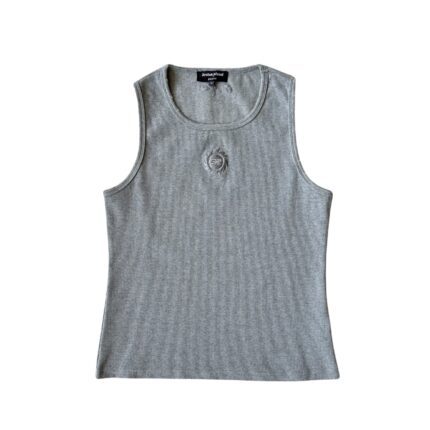 Broken Planet Men’s Washed Grey Ribbed Tank Top