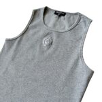Broken Planet Men’s Washed Grey Ribbed Tank Top