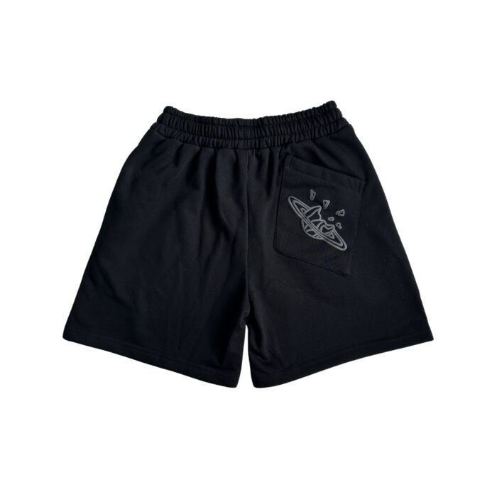 Broken Planet Market Midnight Black Shorts
