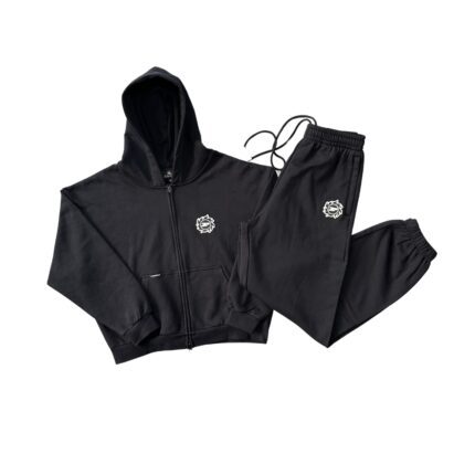 Broken Planet Midnight Black Sun Zip-Up Tracksuit