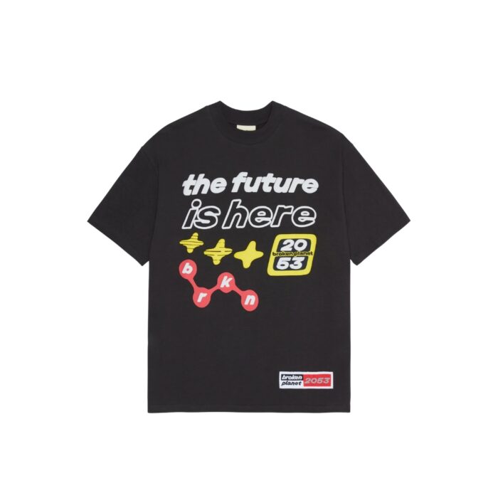 Broken Planet The Future Is Here Midnight Black T Shirt