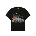 Broken Planet Cosmic Peaks Soot Black T Shirt