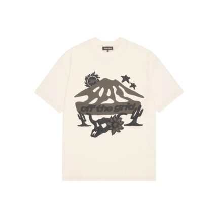 Broken Planet Off The Grid Marshmallow White T Shirt