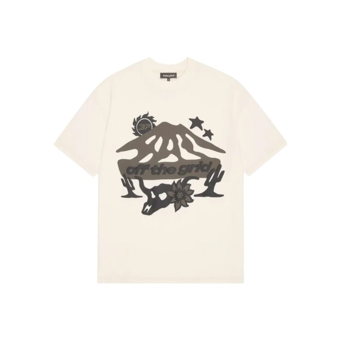 Broken Planet Off The Grid Marshmallow White T Shirt