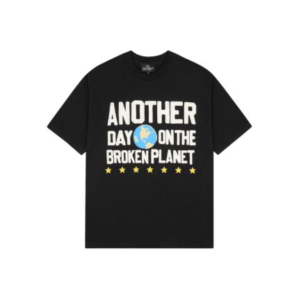 Broken Planet Another Day Midnight Black T Shirt
