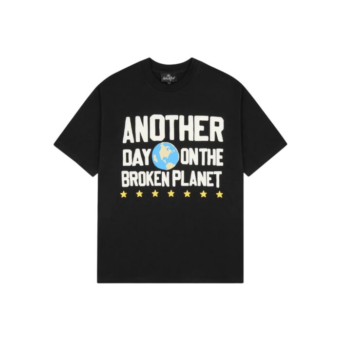 Broken Planet Another Day Midnight Black T Shirt