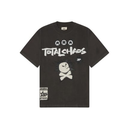 Broken Planet Total Chaos Soot Black T Shirt