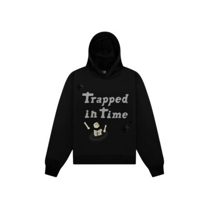 Broken Planet Trapped In Time Soot Black Hoodie