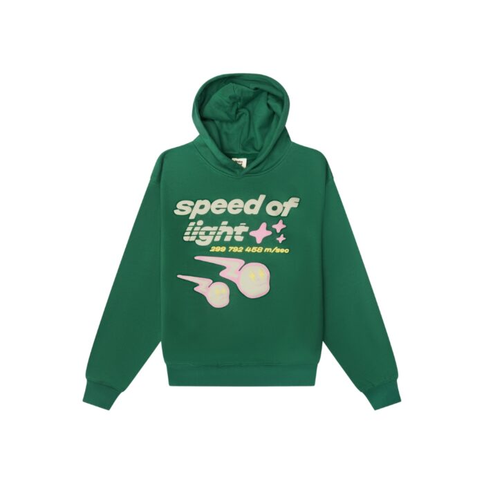 Broken Planet Speed Of Light Hoodie Malachite Green