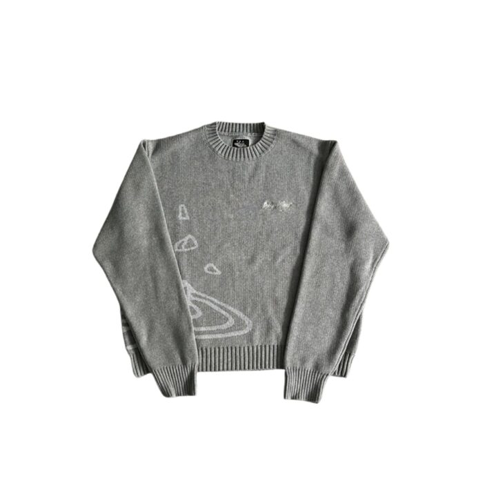 Broken Planet Knit Sweater Heather Grey