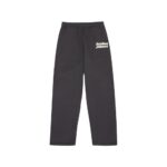 Broken Planet Straight Leg Soot Black White Sweatpants