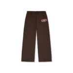 Broken Planet Wide Leg Out Of Service Mocha Brown Sweatpants