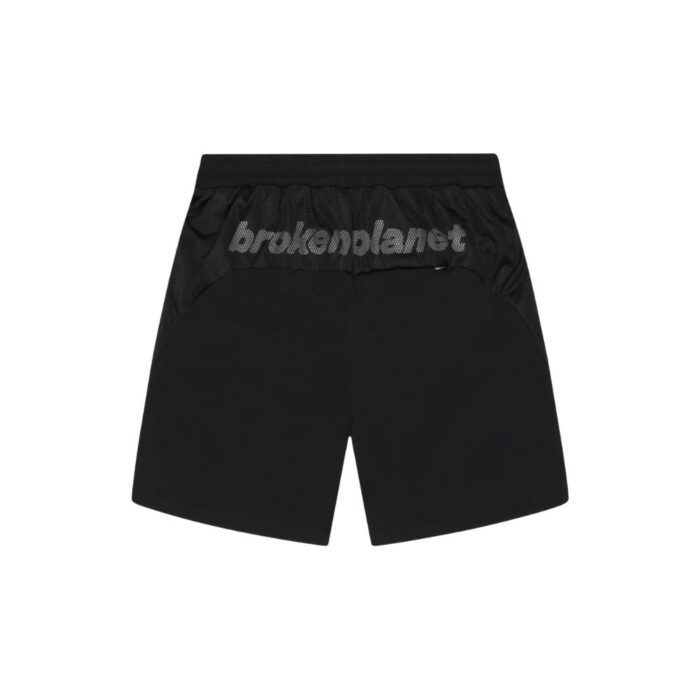Broken Planet Black Swimming Shorts