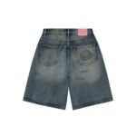 Broken Planet Distressed Denim Shorts