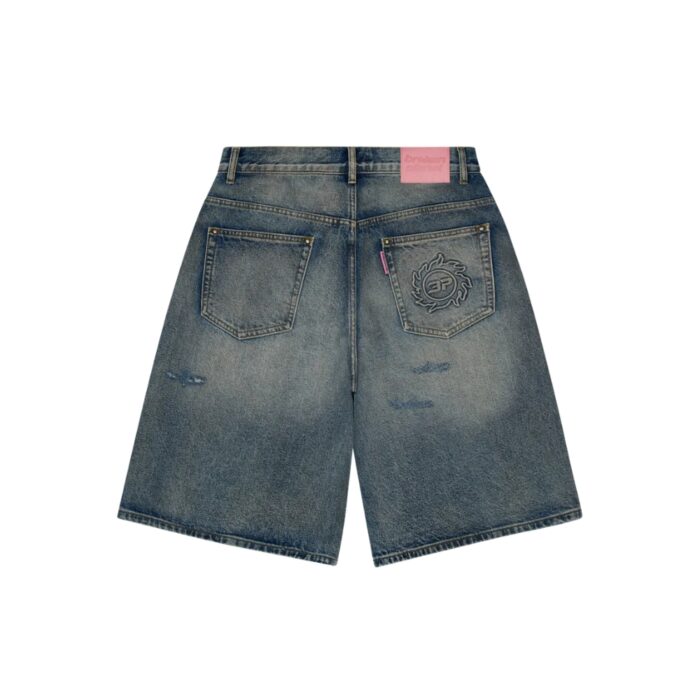 Broken Planet Distressed Denim Shorts