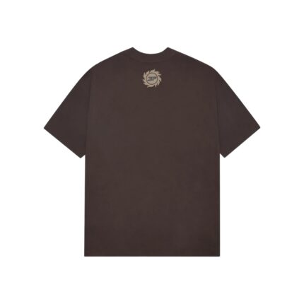 Broken Planet Space Trails Mocha Brown T Shirt