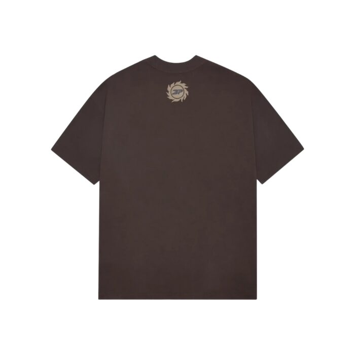 Broken Planet Space Trails Mocha Brown T Shirt