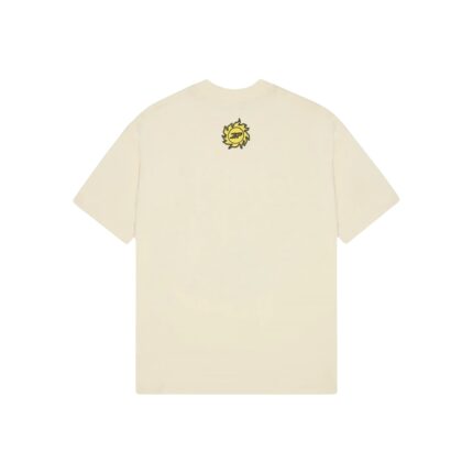 Broken Planet Foot On The Gas Vanilla White T Shirt