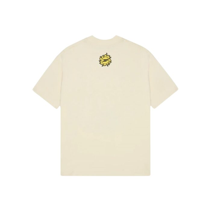 Broken Planet Foot On The Gas Vanilla White T Shirt