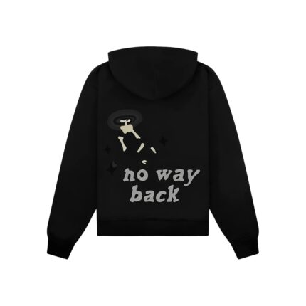 Broken Planet Trapped In Time Soot Black Hoodie