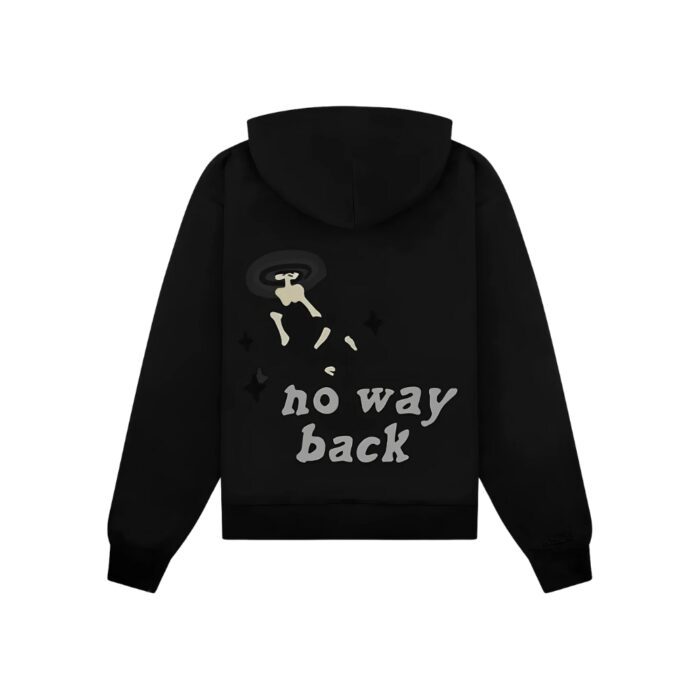 Broken Planet Trapped In Time Soot Black Hoodie