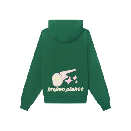 Broken Planet Speed Of Light Hoodie Malachite Green