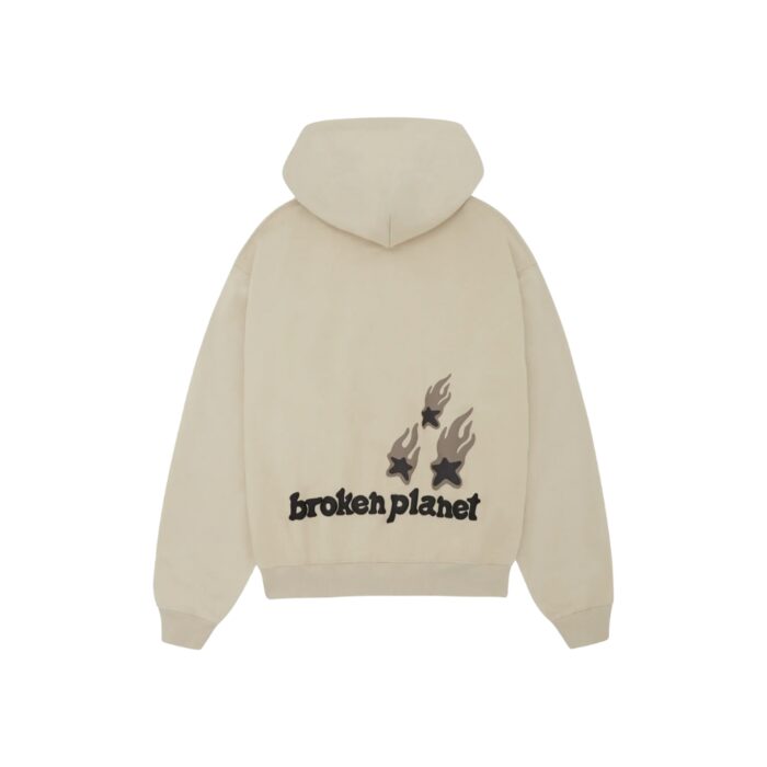 Broken Planet Heartless Love Bone White Hoodie