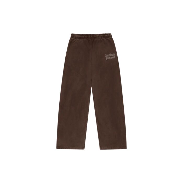 Broken Planet Basics Washed Mocha Brown Tracksuit