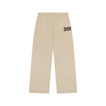 Broken Planet Straight Leg Bone White Sweatpants