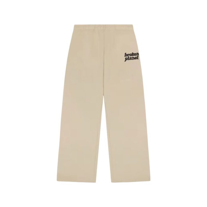 Broken Planet Straight Leg Bone White Sweatpants