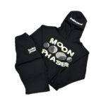 Broken Planet Moon Phases Midnight Black Tracksuit