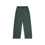 Broken Planet Basics Wide Leg Washed Emerald Sweatpants
