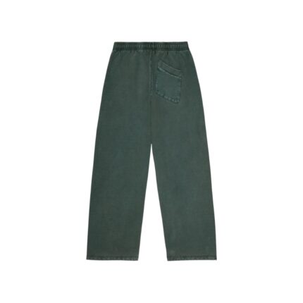Broken Planet Basics Wide Leg Washed Emerald Sweatpants