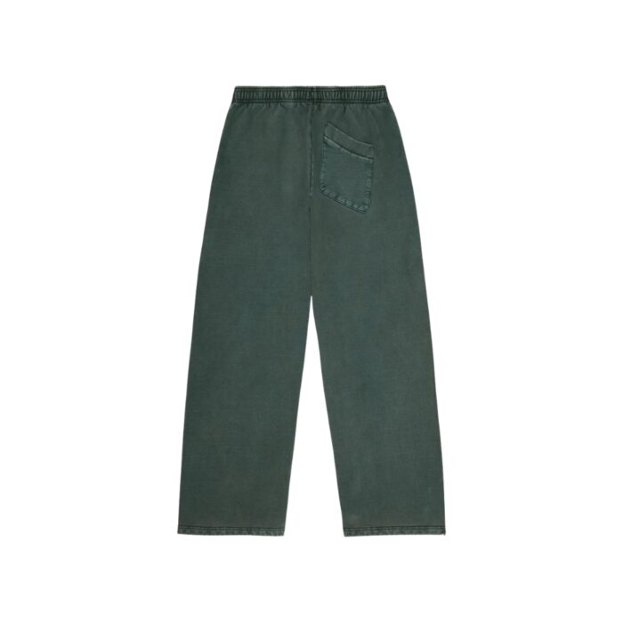 Broken Planet Basics Wide Leg Washed Emerald Sweatpants