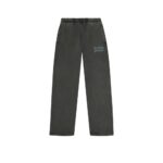 Broken Planet Basics Straight Leg Washed Soot Black Sweatpants