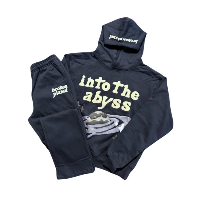 Broken Planet Into the Abyss Outerspace Blue Tracksuit