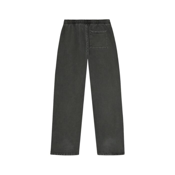 Broken Planet Basics Straight Leg Washed Soot Black Sweatpants