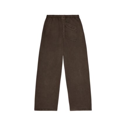 Broken Planet Basics Wide Leg Washed Mocha Sweatpants