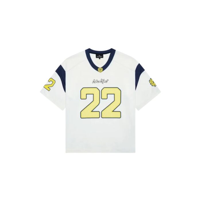 Broken Planet Football Jersey White/Blue
