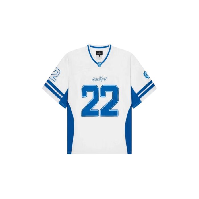 Broken Planet White Blue Football Jersey