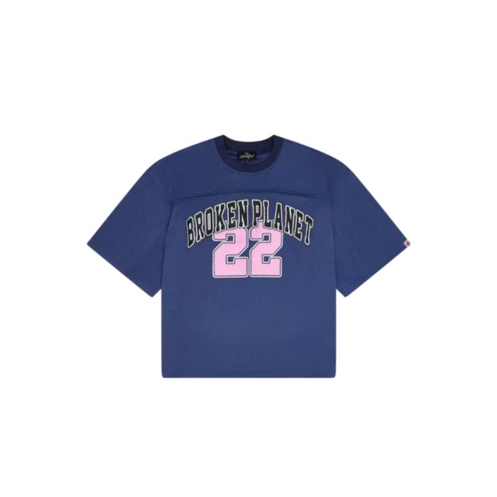 Broken Planet Mesh Jersey Outerspace Blue