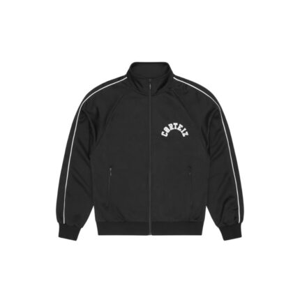 Corteiz Crest Arch Track Jacket Stealth Black