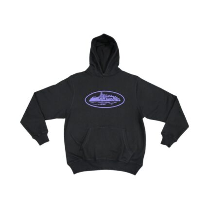 Corteiz Alcatraz Hoodie Black/Purple